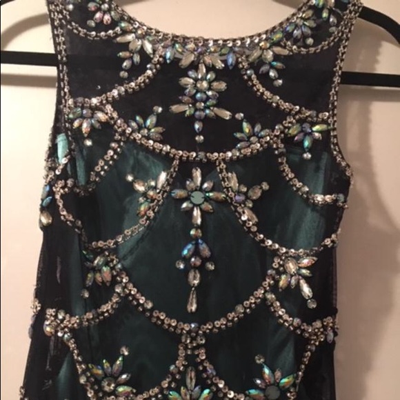 Navy Blue Gown - Picture 3 of 3